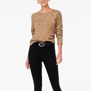 J. Crew Leopard Print Top